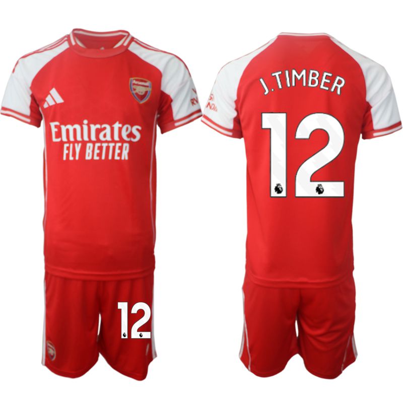 Men 2025-2026 Season Club Arsenal home red #12 Soccer Jersey